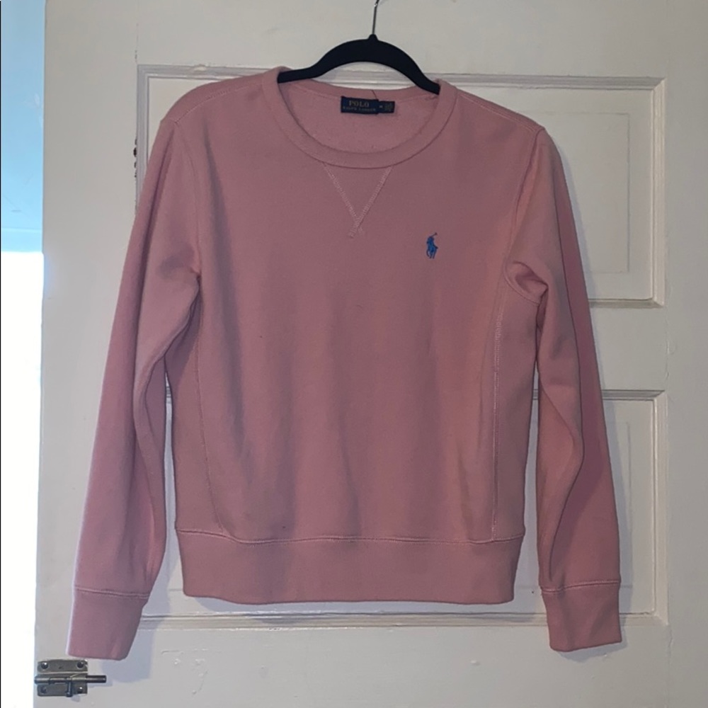 crew neck polo sweatshirt/sweater